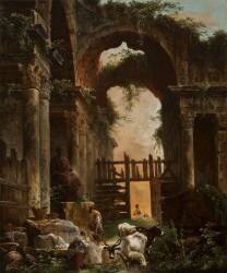 Roman Ruins (Hubert Robert) - Muzeo.com