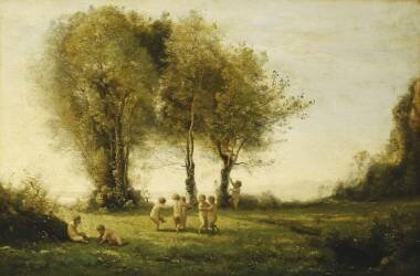 Round of Love (Jean-Baptiste Camille Corot) - Muzeo.com