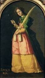 Saint Apollonia (Francisco de Zurbaran) - Muzeo.com