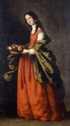 Saint Dorothea (Francisco de Zurbaran) - Muzeo.com
