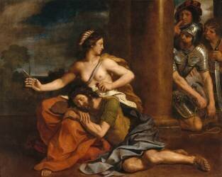 Samson et Dalila (Guercino) - Muzeo.com