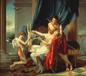 Sappho and Phaon (Jacques-Louis David) - Muzeo.com