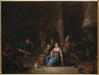 Scène de genre (Adrien van Ostade) - Muzeo.com
