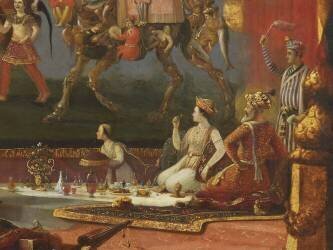 Scène d'inspiration indienne (Willem Schellinks) - Muzeo.com