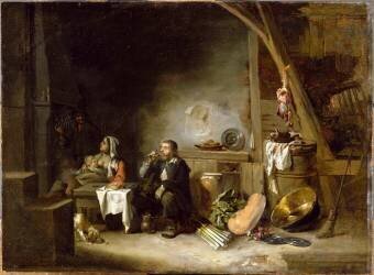 Scène d'intérieur (Sébastien Bourdon) - Muzeo.com