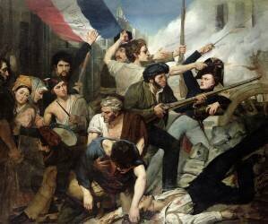 Scene of the 1830 Revolution (Philibert Rouviere) - Muzeo.com