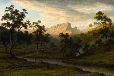 Soleil couchant à Ben Lomond (Tasmanie) (John Glover) - Muzeo.com