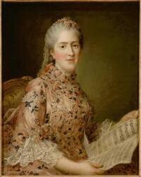 Sophie-Philippine-Elisabeth de France (1734-1782), dite Madame Sophie, fille de Louis XV (François-Hubert Drouais) - Muzeo.com