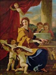 St. Cecilia (Nicolas Poussin) - Muzeo.com
