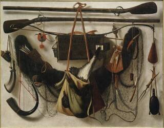Stillleben mit Jagdgerät (Christoffel Pierson) - Muzeo.com