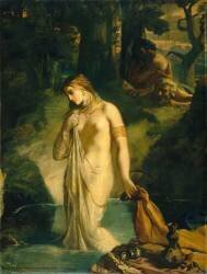 Suzanne au bain (Théodore Chasseriau) - Muzeo.com