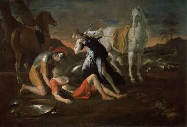 Tancred and Erminia (Nicolas Poussin) - Muzeo.com