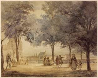 Terrasse des Tuileries (Louis Maréchal) - Muzeo.com