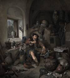 The Alchemist (Cornelis Pietersz Bega) - Muzeo.com