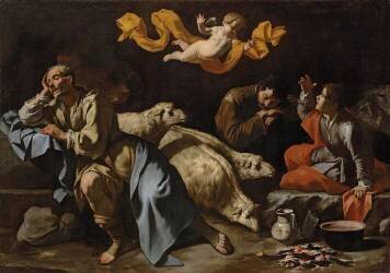 The Annunciation to the Shepherds (Maître de l'Annonce aux...) - Muzeo.com