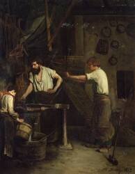 The Blacksmiths (François Bonvin) - Muzeo.com