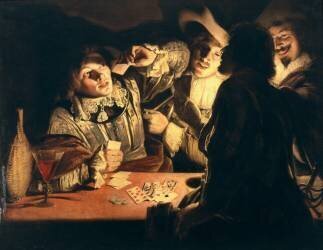 The Card Players (Adam de Coster) - Muzeo.com