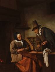 The Caudle Makers (Jan Steen) - Muzeo.com