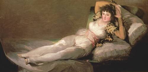 The Clothed Maja (Francisco de Goya) - Muzeo.com