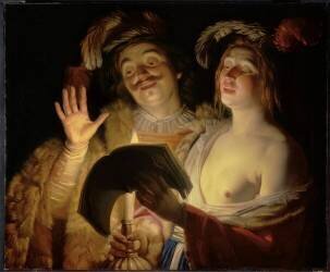 The Duet (Gerrit van Honthorst) - Muzeo.com