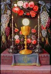 The Eucharist (Jan van Kessel) - Muzeo.com