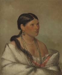 The Female Eagle (George Catlin) - Muzeo.com