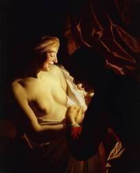 The Flea Hunt (Gerrit van Honthorst) - Muzeo.com