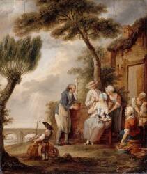 Le Jardinier (Louis-Joseph Watteau de Lille) - Muzeo.com