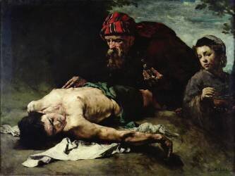 The Good Samaritan (Théodule Ribot) - Muzeo.com
