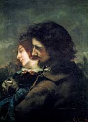 The Happy Lovers (Gustave Courbet) - Muzeo.com