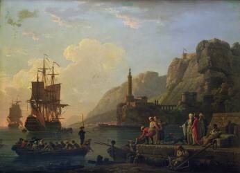 The Harbour (Joseph Vernet) - Muzeo.com