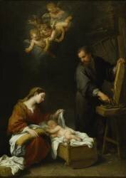 The Holy Family (Bartolomé Esteban Murillo) - Muzeo.com