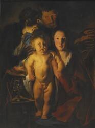 The Holy Family (Jacob Jordaens) - Muzeo.com