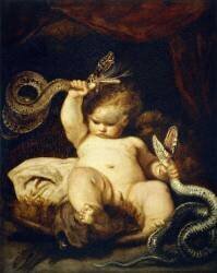 The Infant Hercules (Joshua Reynolds) - Muzeo.com