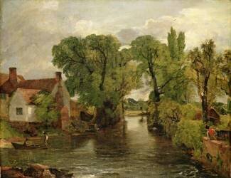 The Mill Stream (John Constable) - Muzeo.com