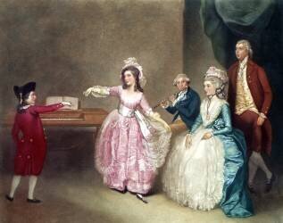 The Minuet (Johan Zoffany) - Muzeo.com