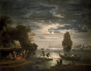 The Night (Joseph Vernet) - Muzeo.com