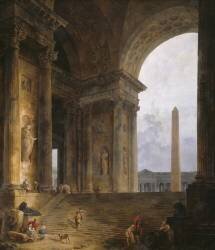 The Obelisk (Hubert Robert) - Muzeo.com