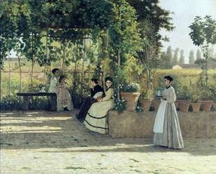 The Pergola (Silvestro Lega) - Muzeo.com