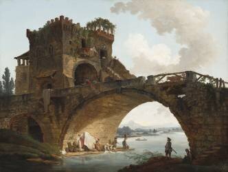 The Ponte Salario (Hubert Robert) - Muzeo.com