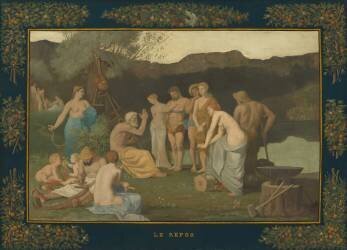 The rest (Pierre Puvis de Chavannes) - Muzeo.com