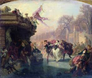 The Skaters (Henri Baron) - Muzeo.com