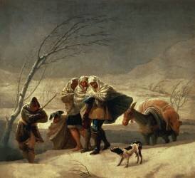 The Snowstorm (Francisco de Goya) - Muzeo.com