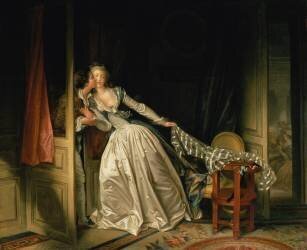 The Stolen Kiss (Jean-Honoré Fragonard) - Muzeo.com