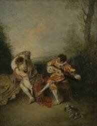 The Surprise (Antoine Watteau) - Muzeo.com
