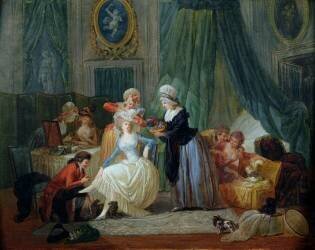 The Toilet (François Watteau) - Muzeo.com