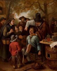The Tooth-Puller (Jan Steen) - Muzeo.com