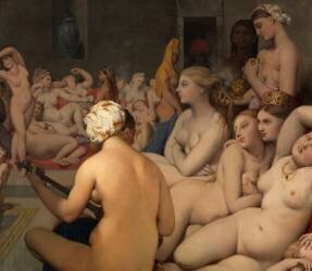 The Turkish Bath (Jean-Auguste-Dominique Ingres) - Muzeo.com