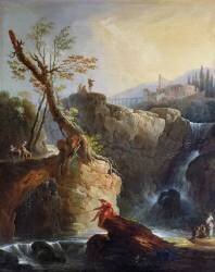 The Waterfall (Joseph Vernet) - Muzeo.com