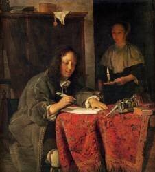 The Writer (Gabriel Metsu) - Muzeo.com